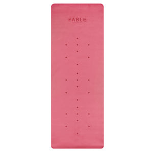 Rose Pink Yoga Mat from Fable Yoga - 4mm Pro Grip