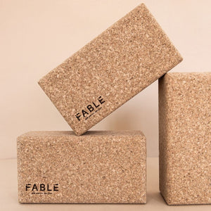 Cork Yoga Block from Fable Yoga - Naturally Sustainable