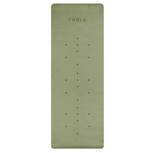 Sage Green Yoga Mat from Fable Yoga - 4mm Pro Grip