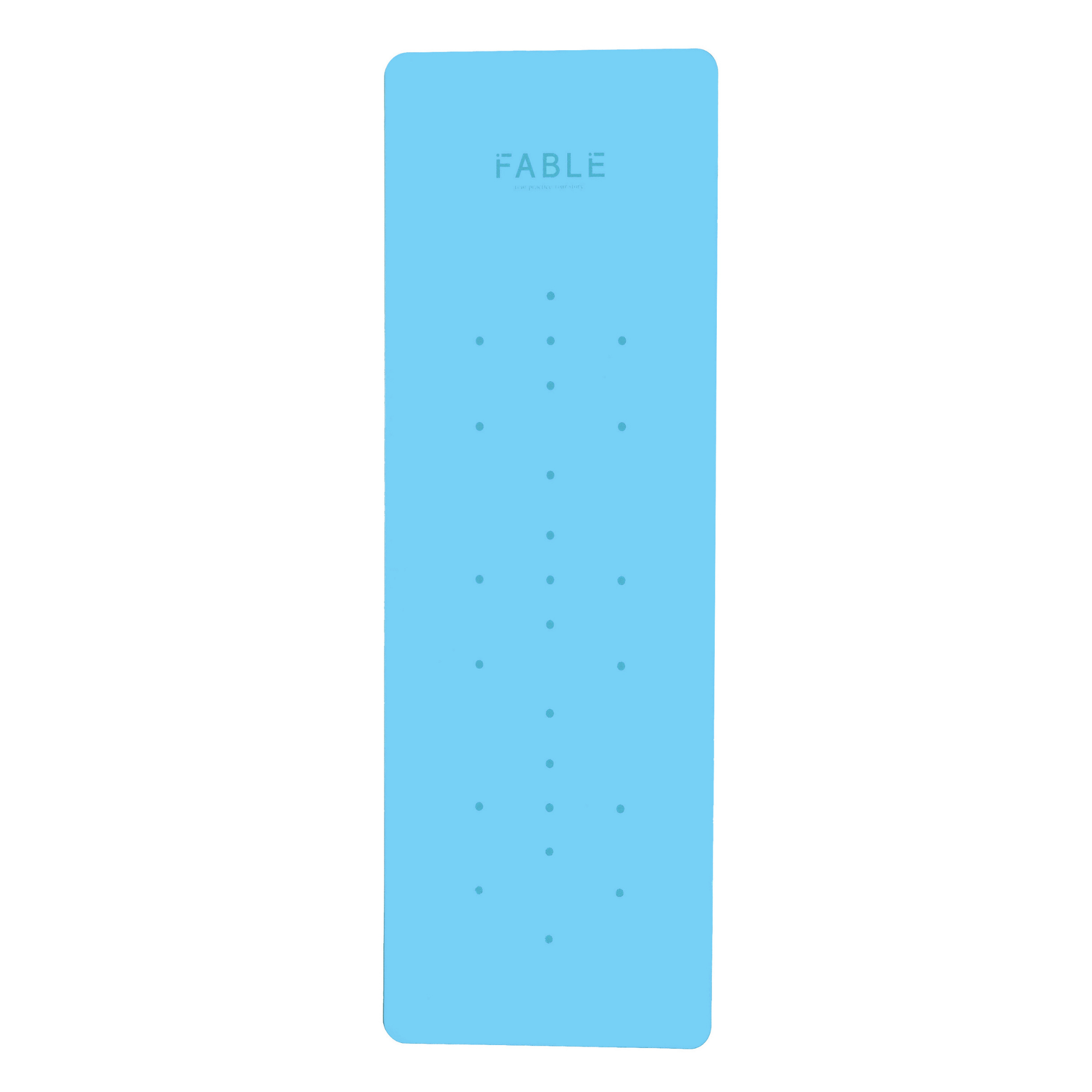 Sky Blue Yoga Mat from Fable Yoga - 4mm Pro Grip