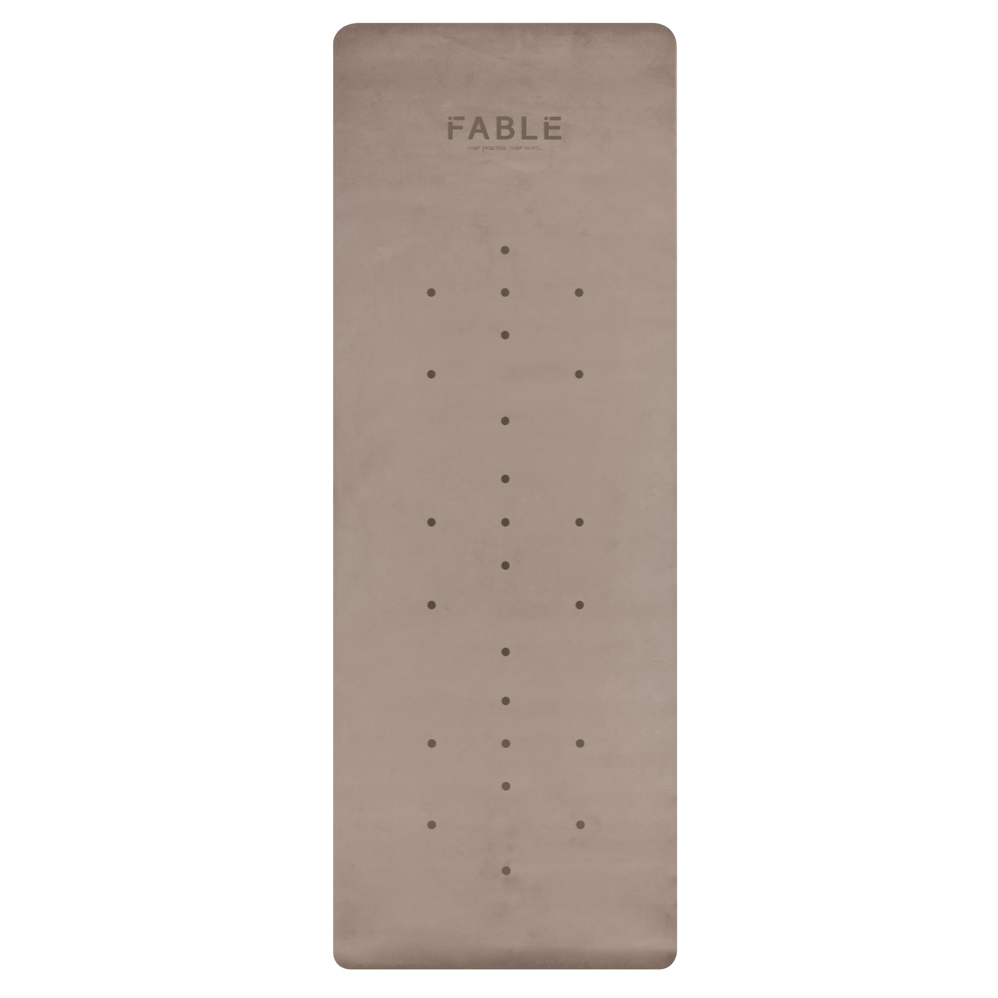 FABLE 4MM PRO GRIP STUDIO YOGA MAT - TAUPE