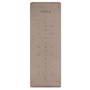 Taupe Yoga Mat from Fable Yoga - 4mm Pro Grip